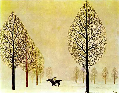 Der verlorene Jockey (The Lost Jockey) Rene Magritte